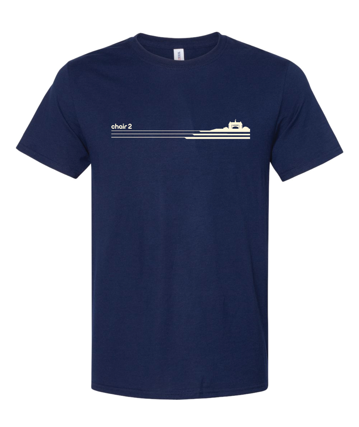 chair 2 waves t-shirt