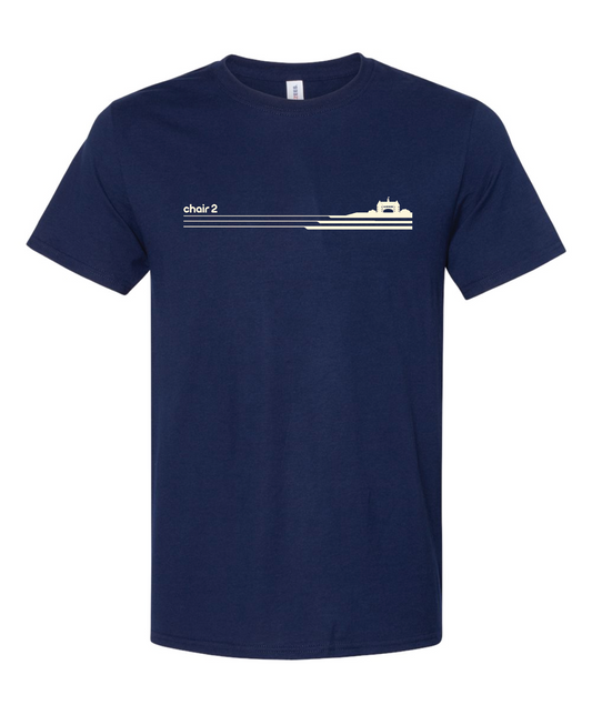 chair 2 waves t-shirt