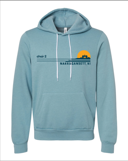 chair 2 hoodie - lagoon