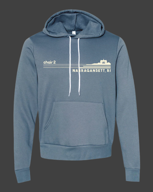 chair 2 hoodie - steel blue