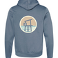 chair 2 hoodie - steel blue