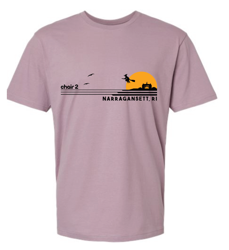 chair 2 witch waves t-shirt