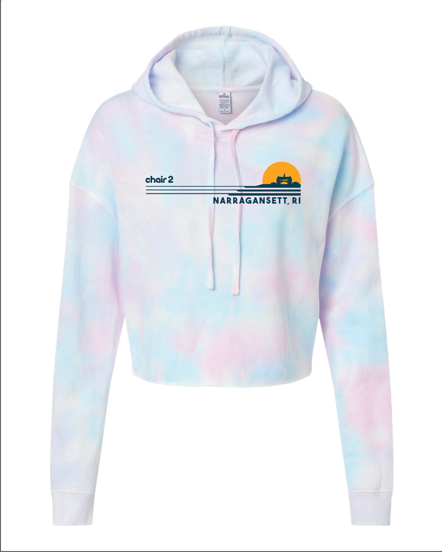 chair 2 crop hoodie