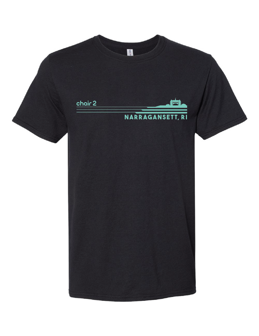 chair 2 narragansett waves unisex t-shirt
